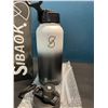 Image 2 : Lot of 1 Sibaok 32oz Stainless Steel Insulated/Leak Proof Water Bottle - White/Black Ombre