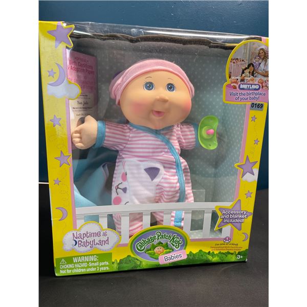 Lot of 1 Cabbage Patch Kids Naptime at Babyland Baby Doll