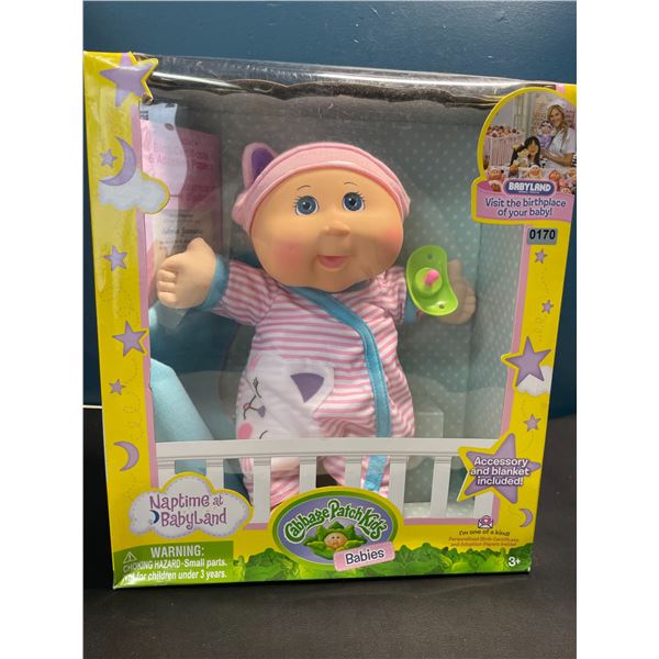 Lot of 1 Cabbage Patch Kids Naptime at Babyland Baby Doll