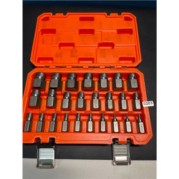 Lot of 1 Hex-Head Multispline Screw and Bolt Extractor Tool Set - 25PCS
