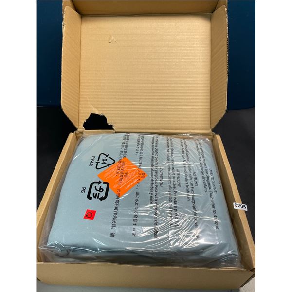 Lot of 1 Queen Size Microfiber Sheet Set - Spa Blue