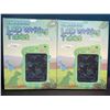 Image 1 : Lot of 2 Dinosaur LCD Writing/Drawing Tablet Doodle Pads for Kids