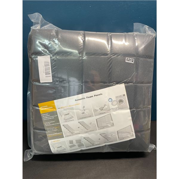 Lot of 1 Multi-Pack of Acoustic Foam Sound-Deadening/Soundproof Panels