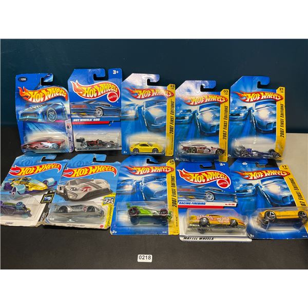 Lot of 10 Assorted Hot Wheels Toys