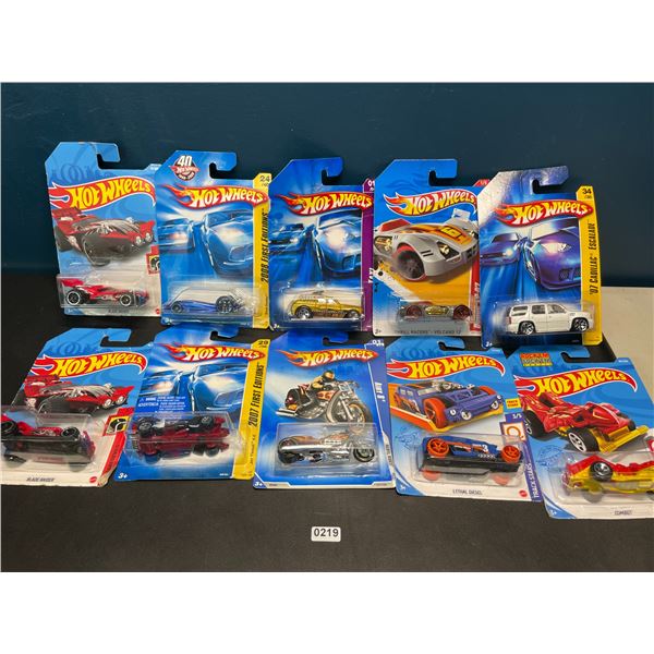 Lot of 10 Assorted Hot Wheels Toys