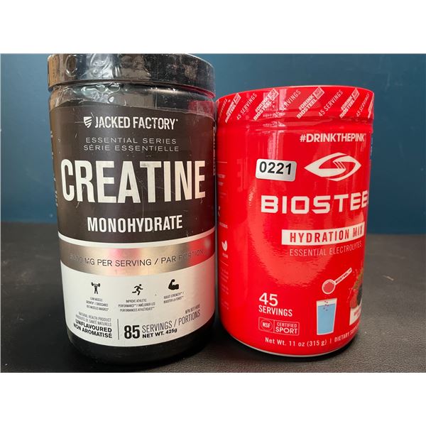 Lot of 2 Assorted Protein Powders/Diet Supplements