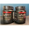 Image 1 : Lot of 2 Tubs of JYM Post Supplement Science Carbohydrate Powders - Lemonade - 990G