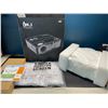 Image 1 : Lot of 1 Dr.J Professional AK30 1080P HD Home Projector w/ 100-inch Projector Screen