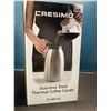 Image 1 : Lot of 1 Cresimo Stainless Steel Thermal Coffee Carafe - 2L (68oz)