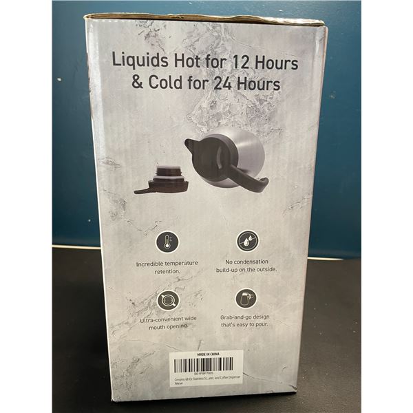 Lot of 1 Cresimo Stainless Steel Thermal Coffee Carafe - 2L (68oz)