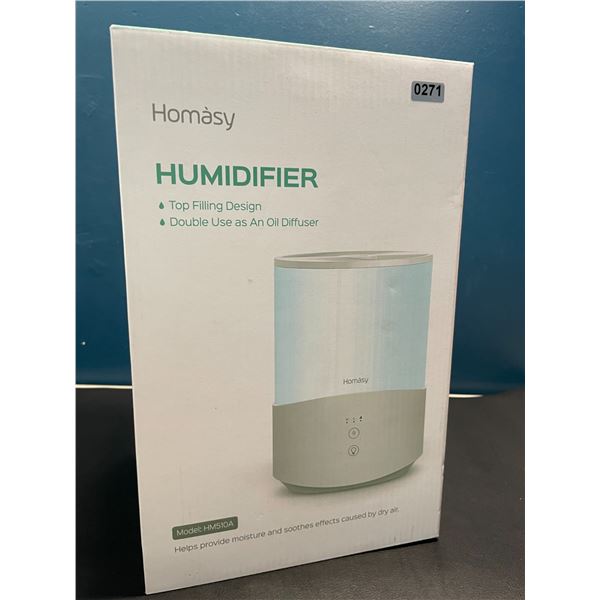 Lot of 1 Homasy Humidifier/Oil Diffsuer - Top Fill Design w/ 7-Colour Mood Light