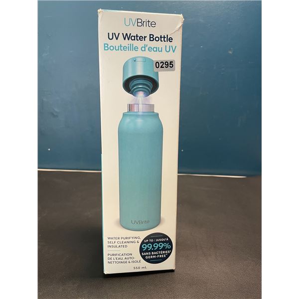 Lot of 1 UVBrite UV Water Bottle - Water Purifying, Self-Cleaning & Insulated