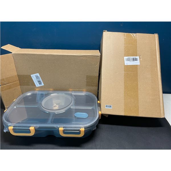 Lot of 2 Bento Style Lunch Boxes - Brand New!