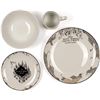 Image 1 : Lot of 1 Harry Potter Magical Marauder's Map Porcelain 4-PC Dinnerware Set