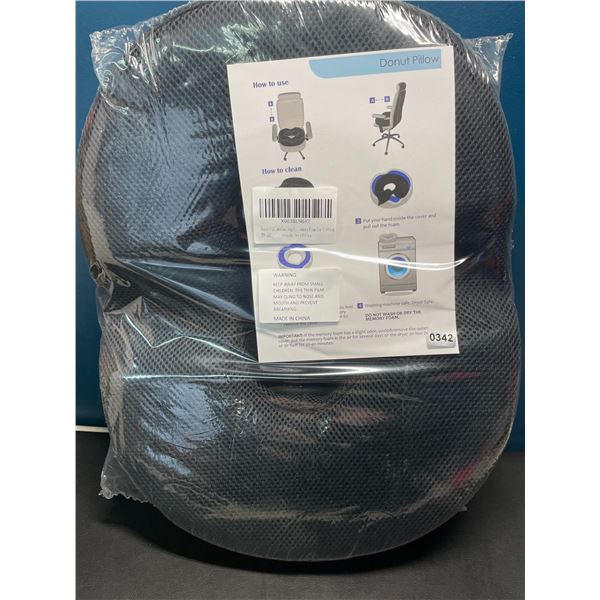 Lot of 1 Cooling Donut Memory Foam Pillow for Chairs