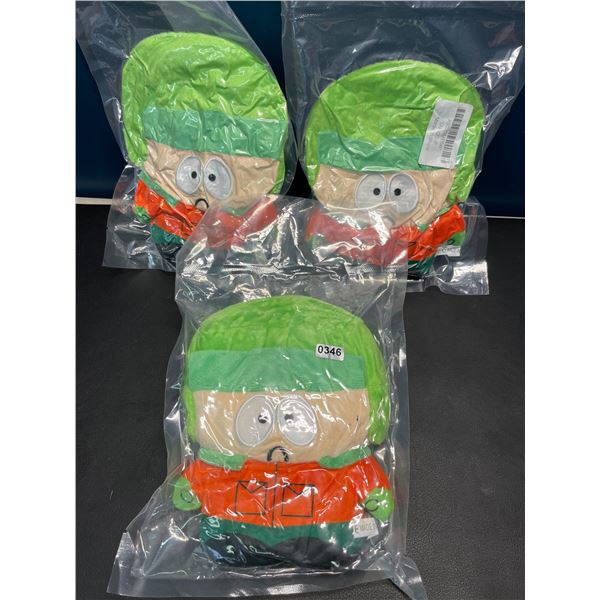 Lot of 3 South Park Plushies