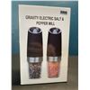 Image 1 : Lot of 1 Box of Gravity Electric Salt & Pepper Mills/Shakers
