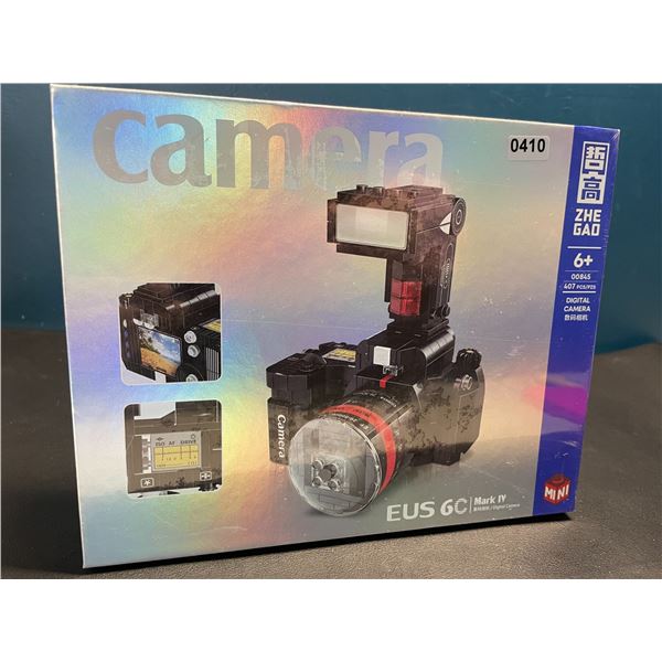 Lot of 1 Classic Digital Camera Building ":ego" Style Toy Set - 407 PCS