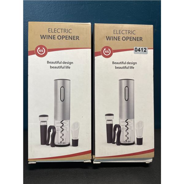 Lot of 2 Electric Wine Openers - Brand New!