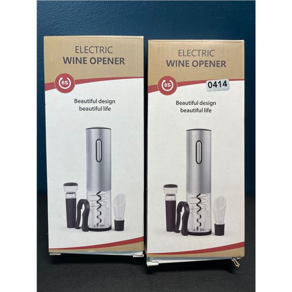 Lot of 2 Electric Wine Openers - Brand New!