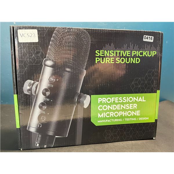 Lot of 1 Eklevor Professional USB Condenser Microphone - Brand New!