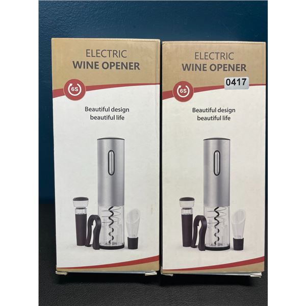 Lot of 2 Electric Wine Openers - Brand New!