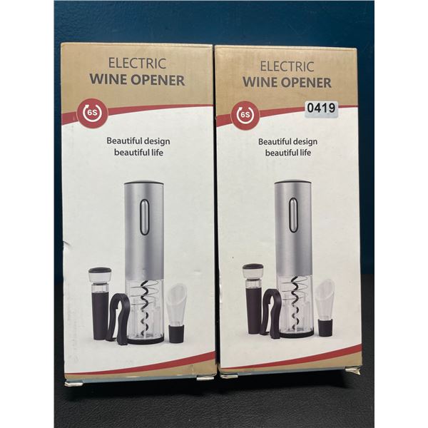 Lot of 2 Electric Wine Openers - Brand New!