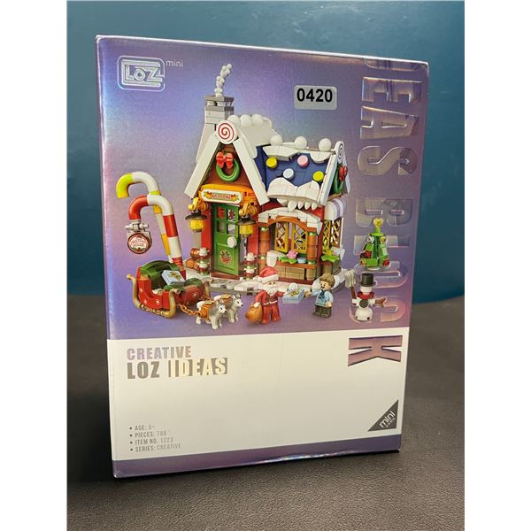 Lot of 1 Creative Loz "Lego" Style Toy Building Block Set - 788 PCS - Gingerbread House