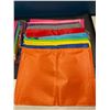 Image 2 : Lot of 2 Multi-Packs of Colorful Storage Pouches - 10PCS/Colours Per Pack