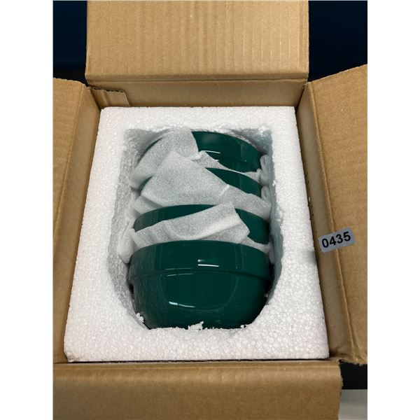 Lot of 1 Box of 12ouncePorcelain Cereal Bowls - 4 in Box - Jade Green