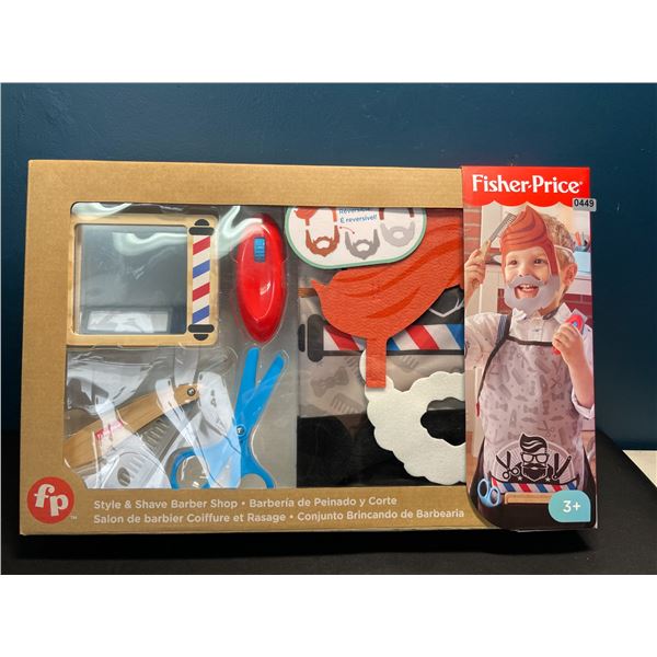 Lot of 1 Fisher Price - Style & Shave Barber Shop Toy Set