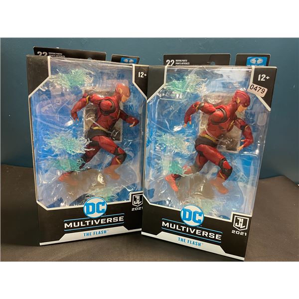 Lot of 2 DC Multiverse The Flash Figures by McFarlane Toys