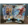 Image 1 : Lot of 2 DC Multiverse Figures by McFarlane Toys - Wonder Woman & The Flash