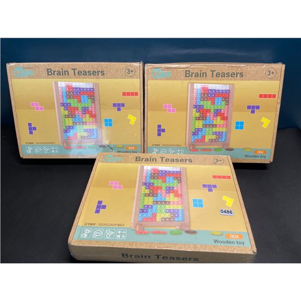 Lot of 3 Brain Teasers Toys
