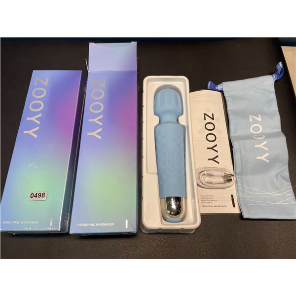 Lot of 2 Zooyy Rechargeable Personal Massagers/Adult Sex Toys for Women - Quiet & Waterpoof