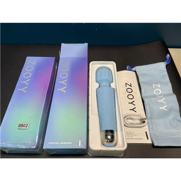 Lot of 2 Zooyy Rechargeable Personal Massagers/Adult Sex Toys for Women - Quiet & Waterpoof