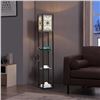 Image 2 : Lot of 1 Lokhom Floor Lamp Shelf w/ USB & Type-C & AC Outlets