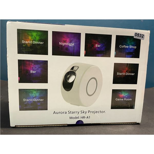 Lot of 1 Aurora Star Galaxy Projector/Starry Night Light Projector