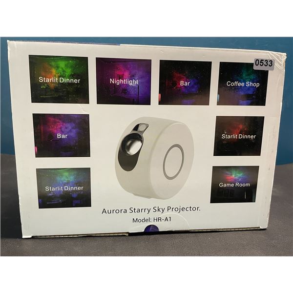 Lot of 1 Aurora Star Galaxy Projector/Starry Night Light Projector