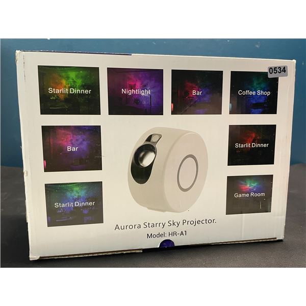 Lot of 1 Aurora Star Galaxy Projector/Starry Night Light Projector