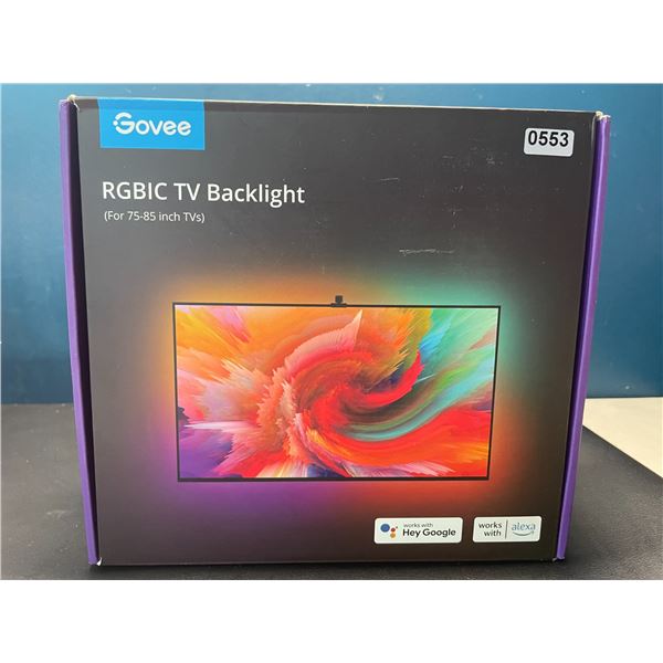 Lot of 1 Govee Smart RGBIC TV Backlight for 75-85 Inch TV's - NEW SEALED!