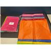 Image 1 : Lot of 2 Multi-Packs of Colorful Storage Pouches - 10PCS/Colours Per Pack