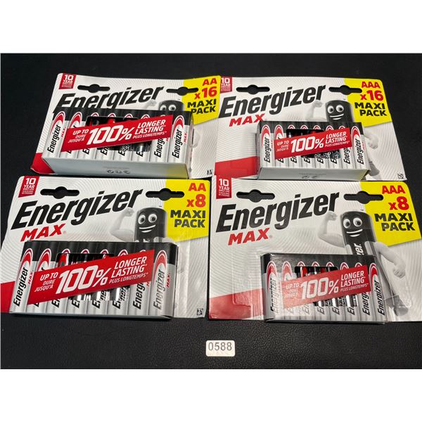 Lot of 1 Energizer MAX Batteries Combo Pack - Includes 24 AA and 24 AAA Batteries! - 48 Total!