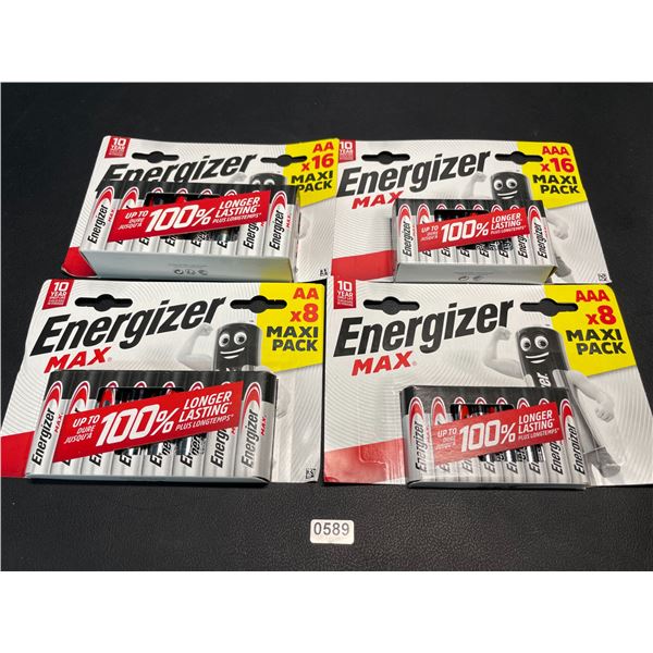 Lot of 1 Energizer MAX Batteries Combo Pack - Includes 24 AA and 24 AAA Batteries! - 48 Total!