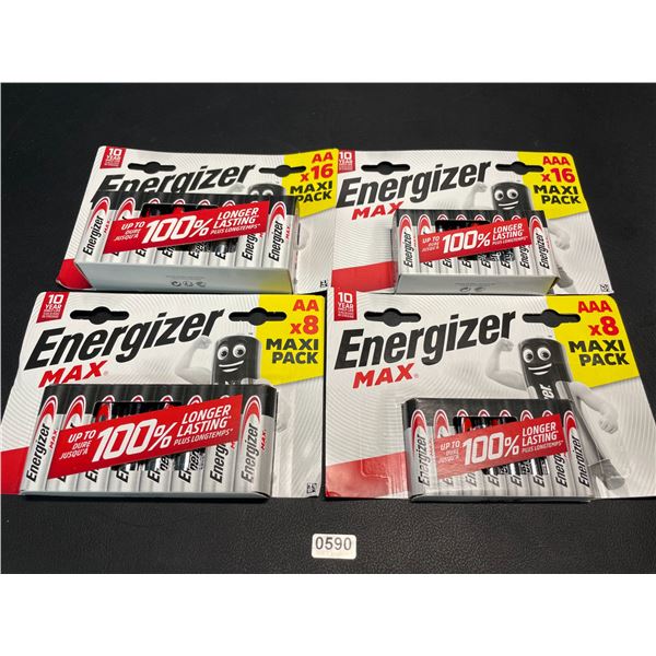 Lot of 1 Energizer MAX Batteries Combo Pack - Includes 24 AA and 24 AAA Batteries! - 48 Total!