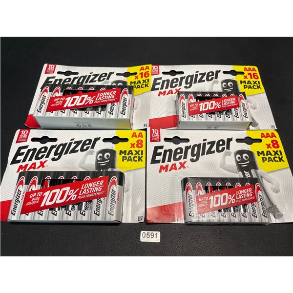 Lot of 1 Energizer MAX Batteries Combo Pack - Includes 24 AA and 24 AAA Batteries! - 48 Total!
