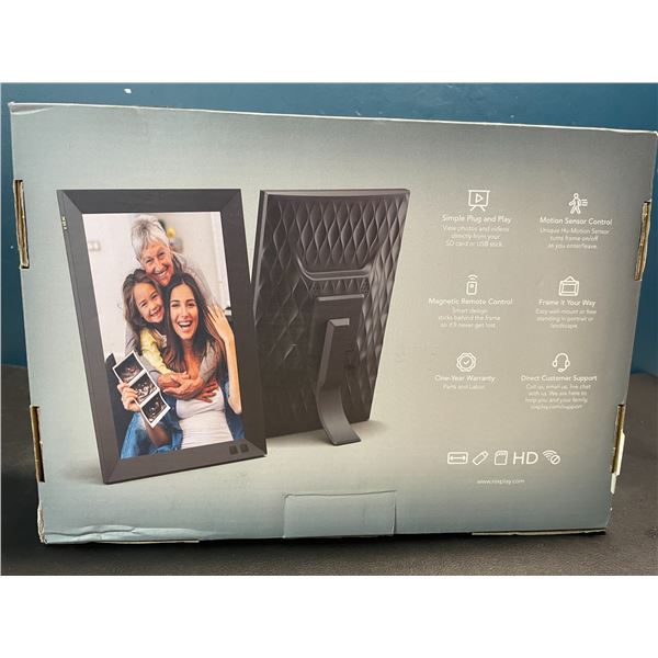 Lot of 1 Nixplay 10.1inch HD Touch LCD Smart Digital Photo Frame - Black - BRAND NEW!!