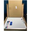 Image 1 : Lot of 2 Double-Sided Dry Erase Board Sets w/ Markers+Eraser