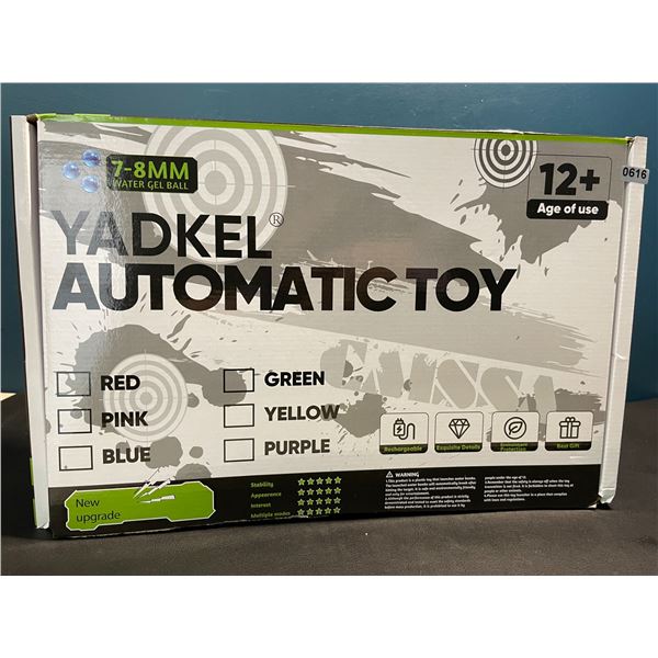 Lot of 1 Yadkel Electric Automatic Gel Ball Blaster Gun - Pink