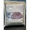 Image 1 : Lot of 1 Microplush Heated Blanket - Full Size - Grey